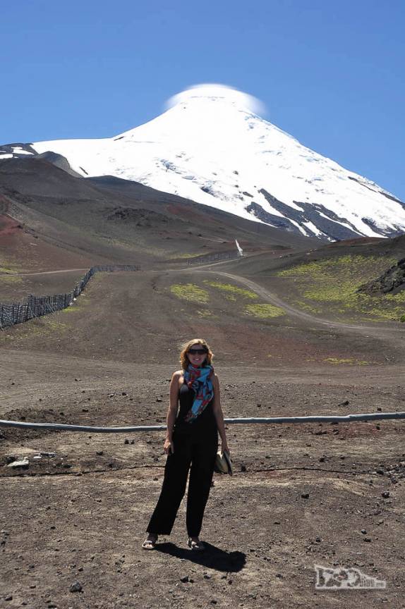 Bem alto nas encostas do vulcão Osorno, na na região de Puerto Varas, no sul do Chile
